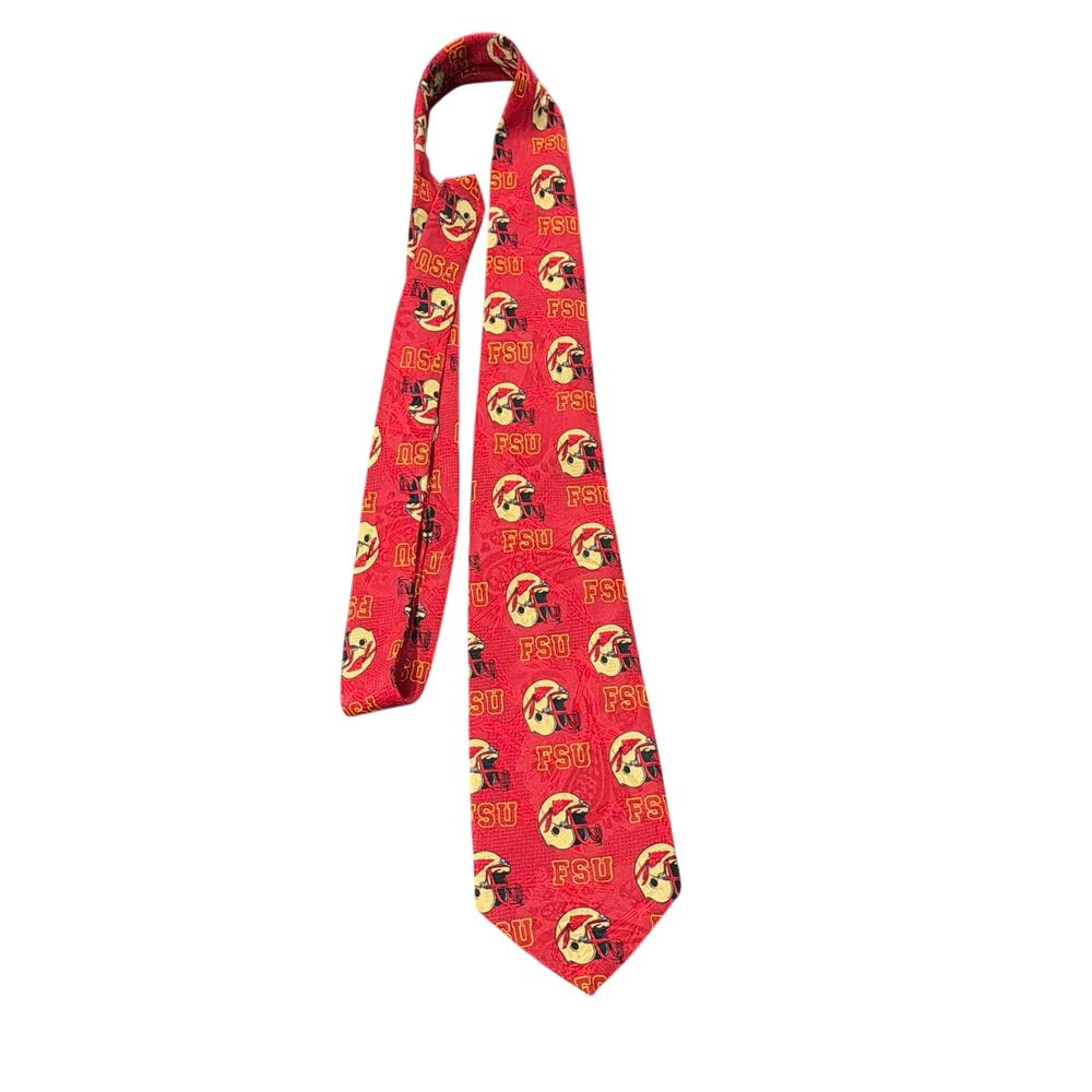 Florida State FSU Necktie Red Seminoles Football Tie Licensed NWT